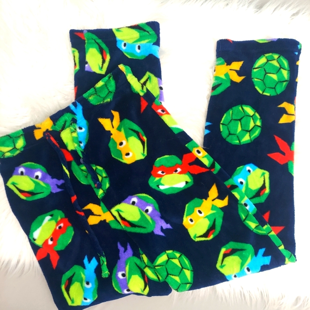 Nickelodeon TMNT unisex sz S thick Fleece pant